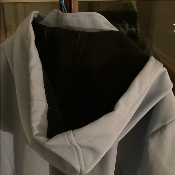 Woman Within blue parka, size 1X - Picture 5 of 6